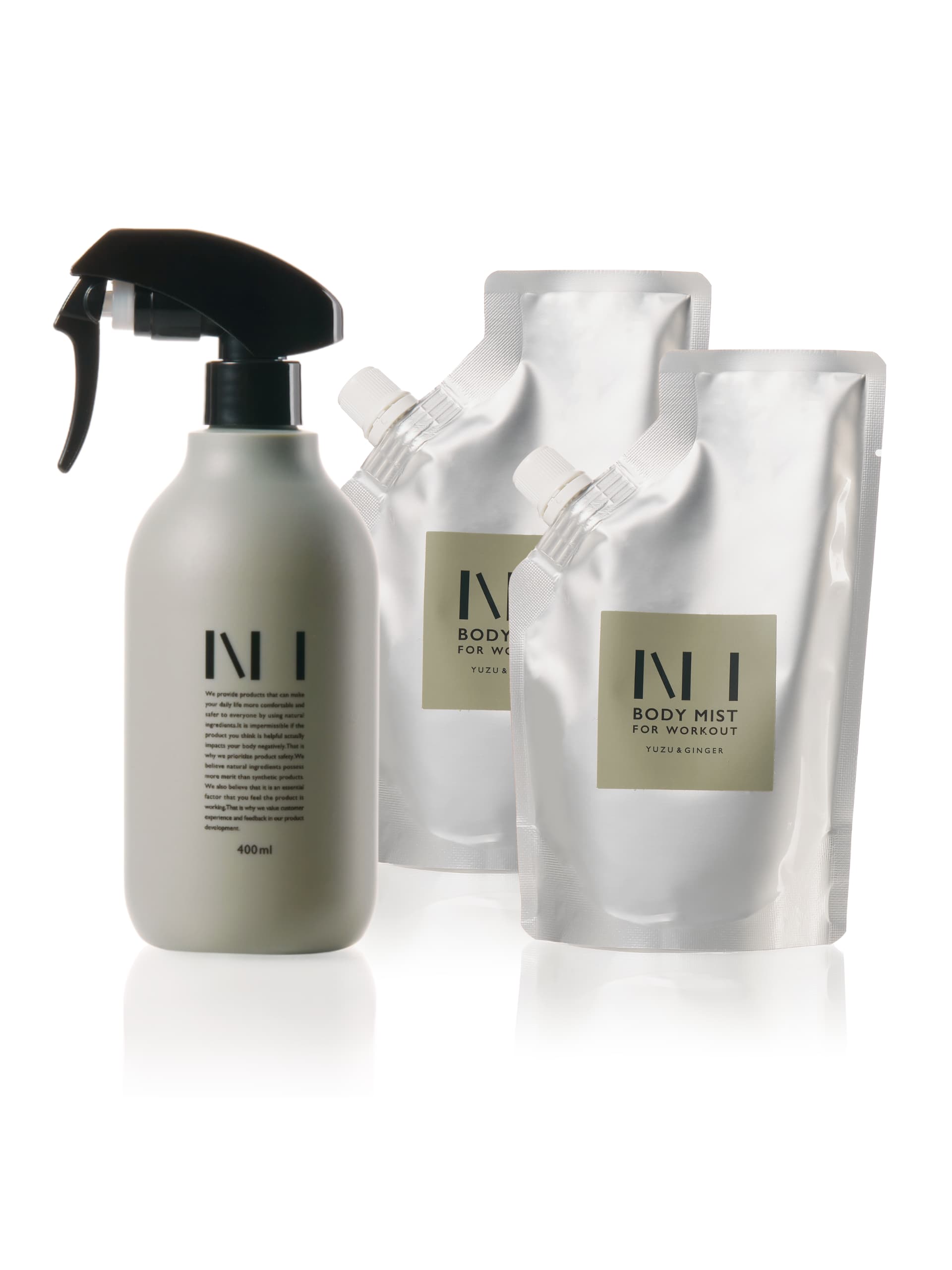 NI BODY MIST スターターキット（フォリッジグリーン）