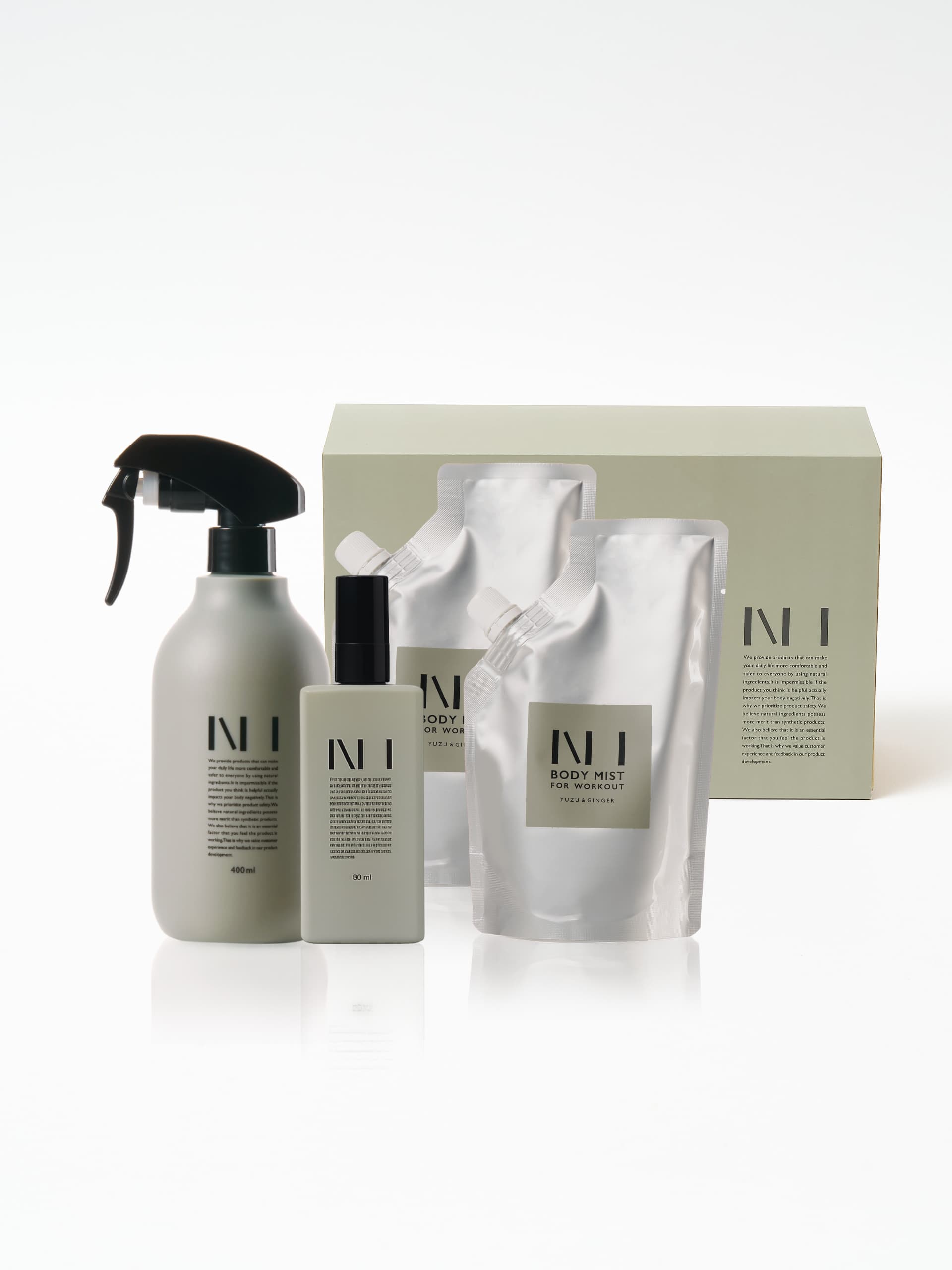 NI GIFT BOX BODY 400ml＋80ml