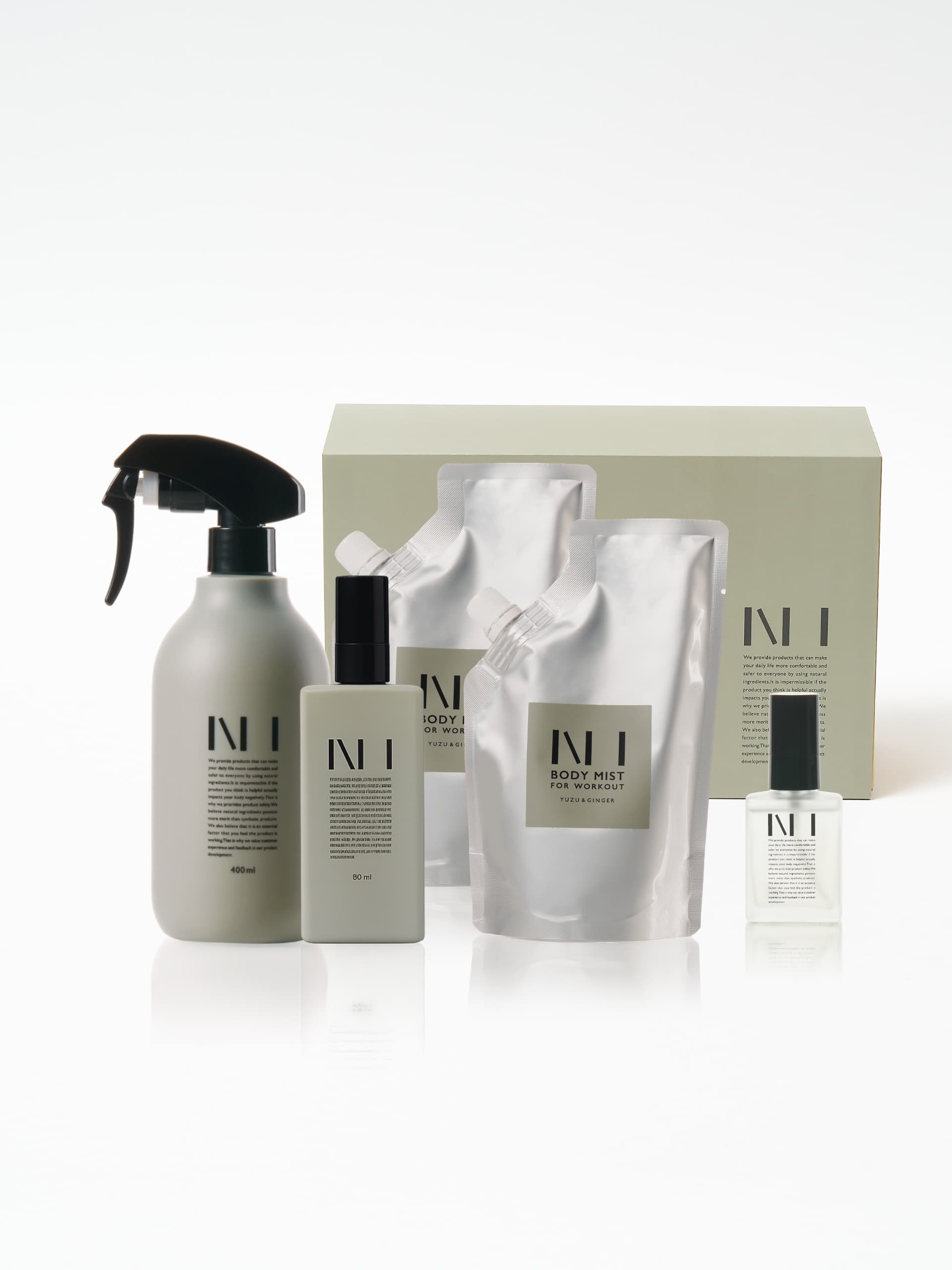 NI GIFT BOX BODY 400ml＋80ml＋ORAL 20ml
